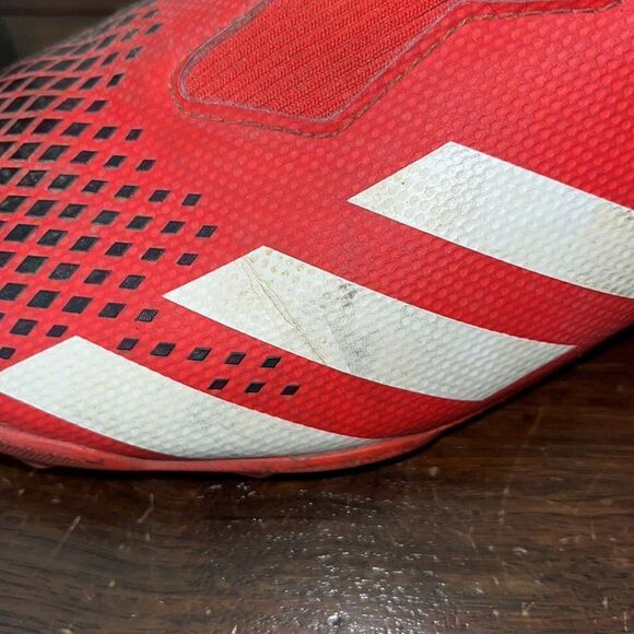 Red Adidas Predator Demonscale freak.3 laceless indoor soccer futbol shoes 4 - Picture 3 of 7